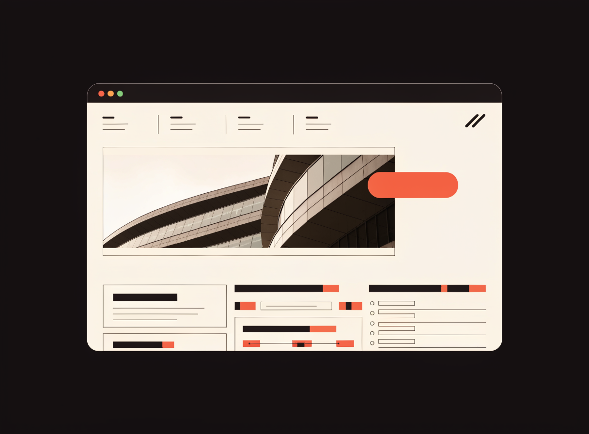 Mockup de site institucional